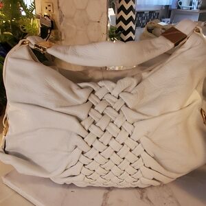 Antonio Melani White Shoulder Bag